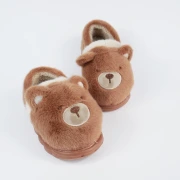 Дитячі зимові капці Bear пухнасті у формі ведмедика DomMood — вид зверху